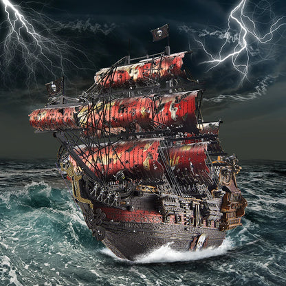 EternalMetal 3D Puzzle Flaggschiff von Blackbeard (Queen Anne's Revenge)
