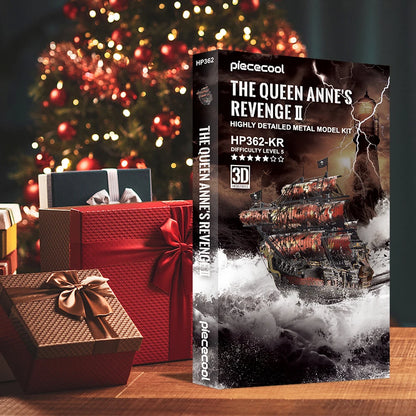 EternalMetal 3D Puzzle Flaggschiff von Blackbeard (Queen Anne's Revenge)